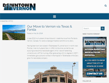 Tablet Screenshot of downtownvernon.org